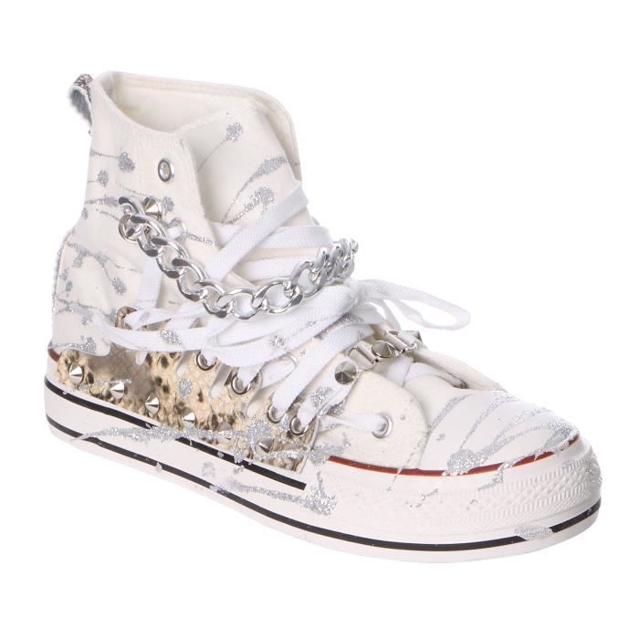 basket couleur moutarde femme