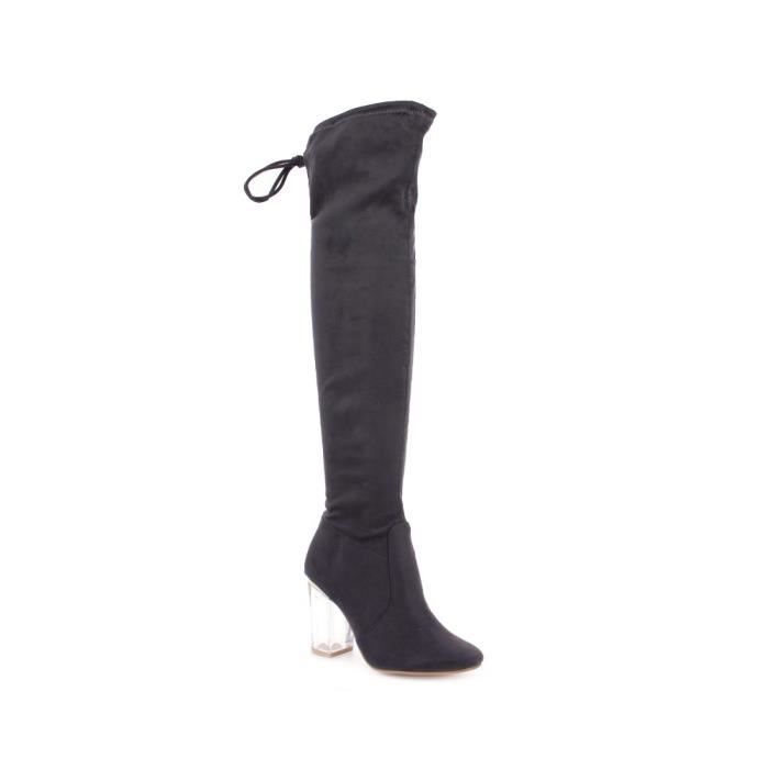 cuissardes talons transparents