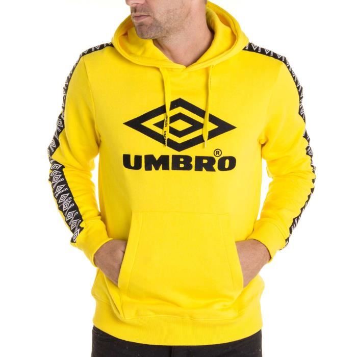 Sweat jaune de marque 688090 à capuche et poches kangourou Jaune -  Cdiscount Prêt-à-Porter