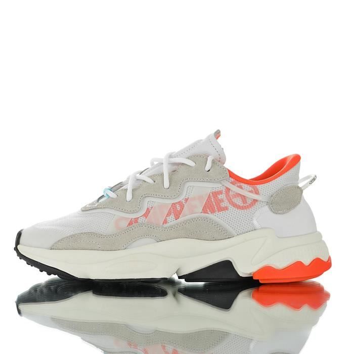 Baskets Adidas Ozweego Homme Blanc Blanc Blanc - Cdiscount Chaussures
