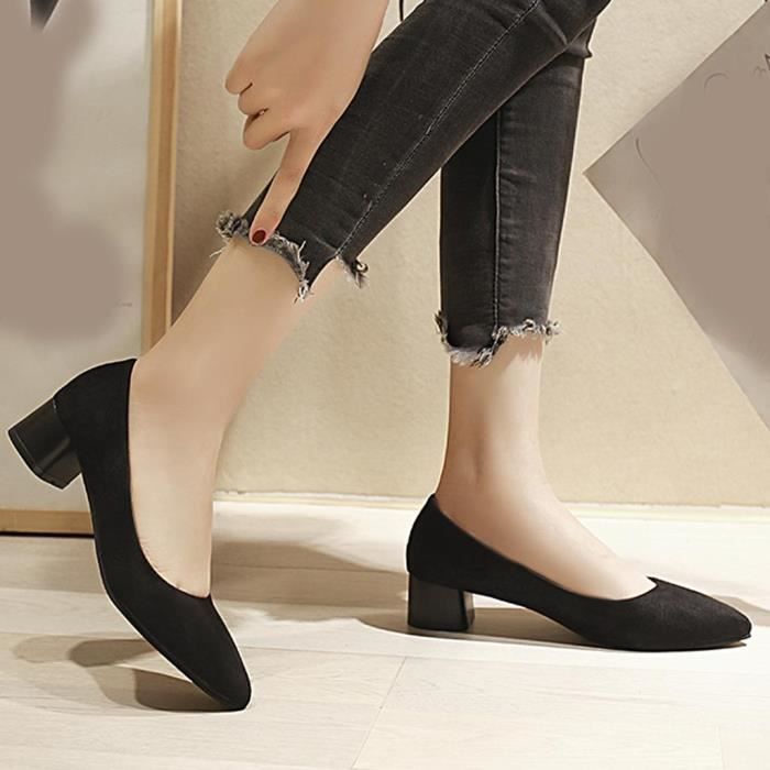 mocassin a talon pas cher