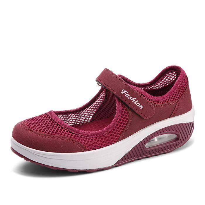 Chaussure de Running Femme - Respirante - Rouge