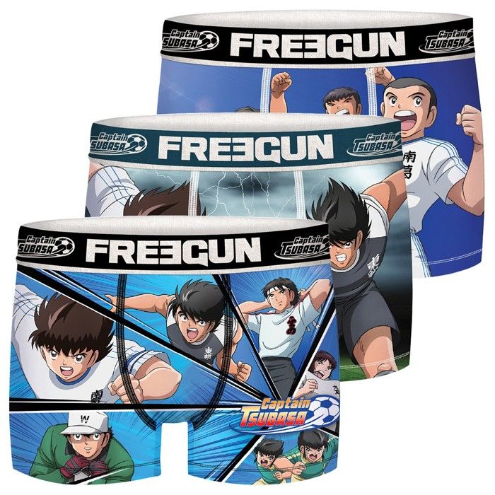 Boxer Sport FREEGUN AKTIV' - Lot De 2, Anti-Transpirant, Ajustement Parfait, Taille M Bleu - 2