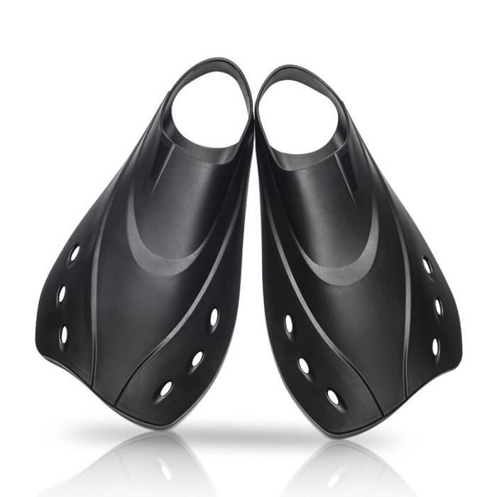 Palmes Courtes Natation En Silicone Pour Enfants Et Adultes – Parfaites Pour Entraînement, Snorkeling Et Plongée, Antidérapantes