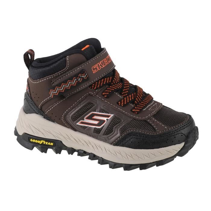 Skechers enfant marron discount