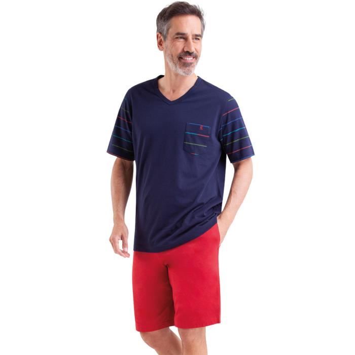 Pyjama Eminence Homme Pyjama Court Homme Eminence Col V, 100