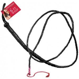 Fouet de dressage pour chien, 37,4 pouces, en cuir de vache artificiel