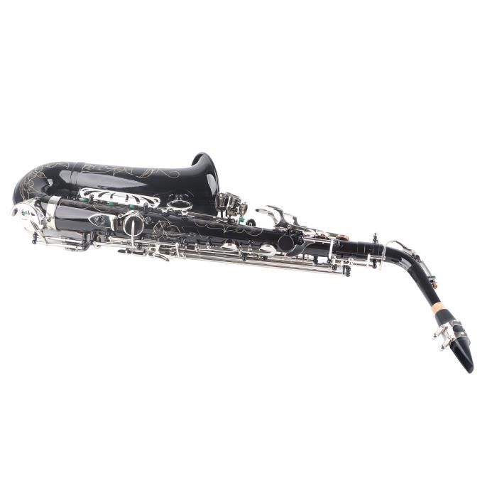 Pwshymi Saxphone SLADE Saxophone Médiant Saxophone Alto Mi Bémol avec Accessoires musique saxophone