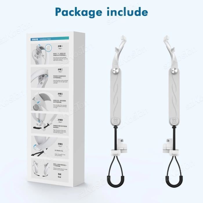 Sangle De Remplacement Légère Pour Casque PICO 4 / PICO 4 PRO - Confort Optimal Blanc
