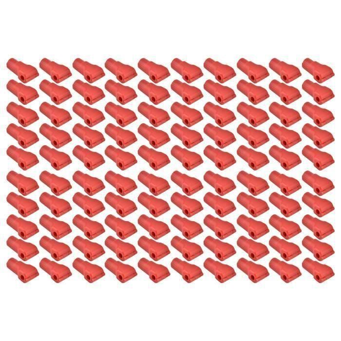 Piquets support étagère plastique 5mm Verrouillage Mini 50Pcs