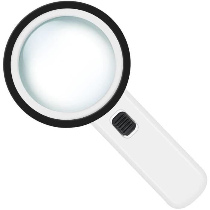 Loupe De Poche Éclairante LED X30/x60 - Double Grossissement - Neuf