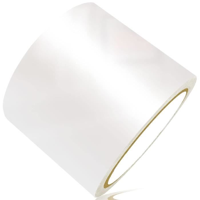 LANUCN Ruban De Réparation Tente Invisible – 8 Cm X 10 M, Auto-adhésif, PVC, Résistant -60 à 300°C, Bâche Et Auvent