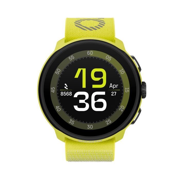 Montre connectée sport GPS - SUUNTO RUN LIME - Amoled - Altimètre - Bracelet textile