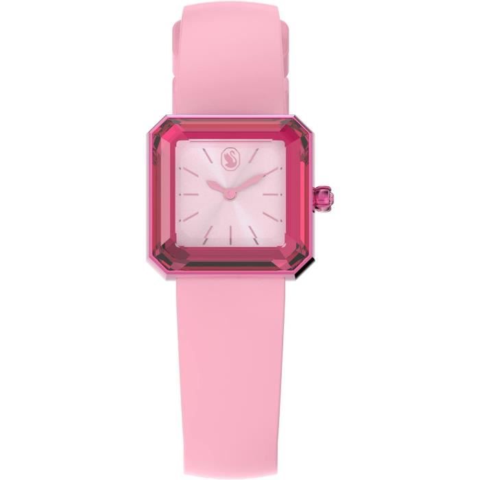 Montre femme on sale or rose swarovski