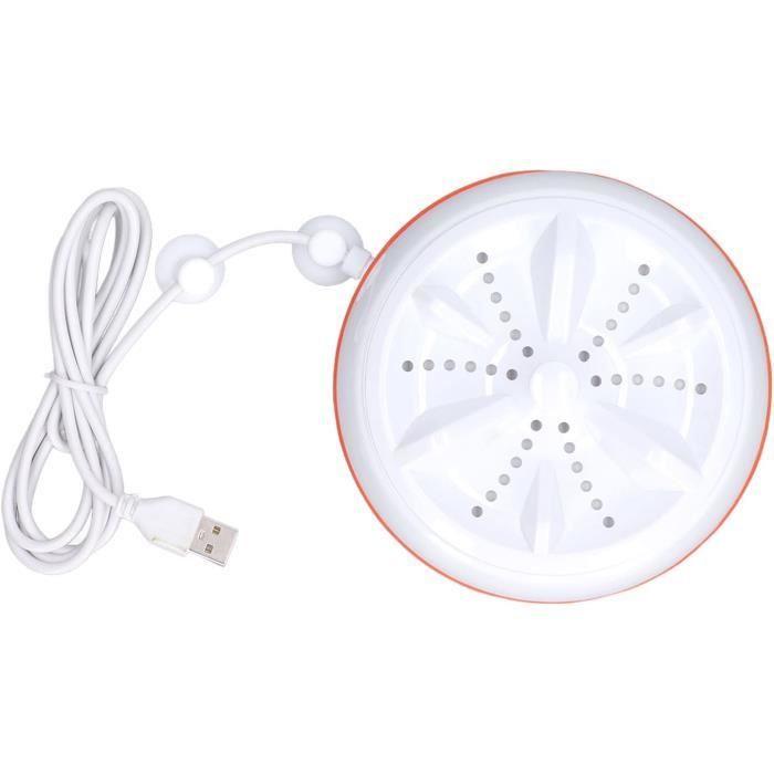 Mini Lave-Vaisselle à Ultrasons Portable USB - Nettoyeur Multifonction Pour Cuisine - Rouge - 10W IP67