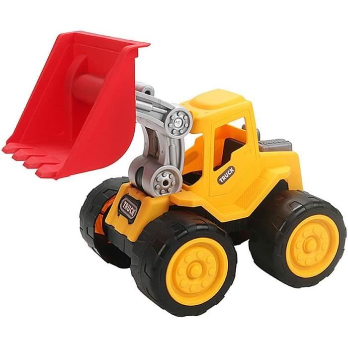 Jouets De Sable - 3 Véhicules De Chantier (pelleteuse, Bulldozer, Camion) - En ABS, Pour Enfants 3-12 Ans