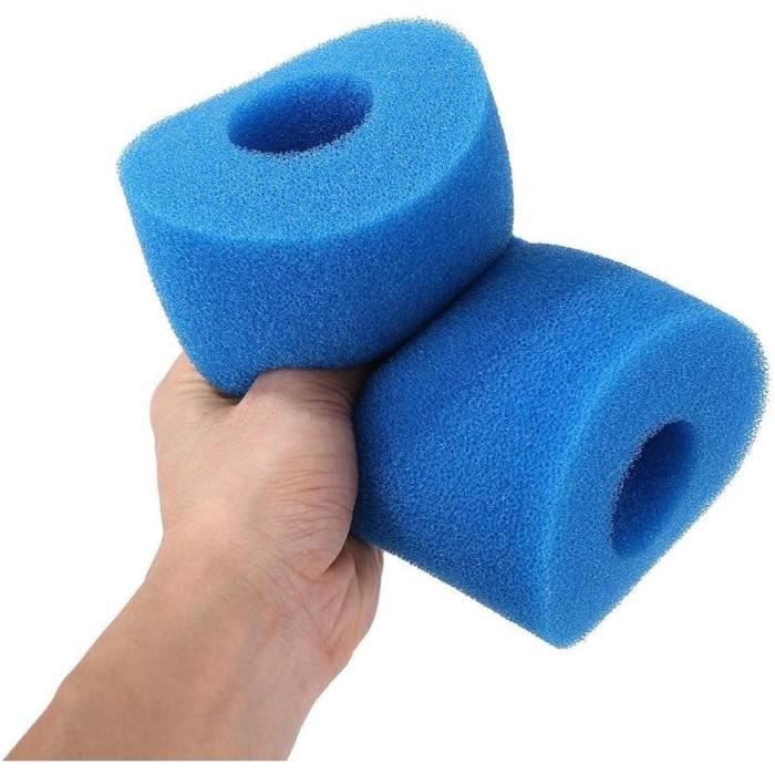 JEFFEL Cartouche de Filtre éponge pour Intex Type H, Filtre Piscine h, Éponge De Filtre Réutilisable Lavable, Filtres en Éponge Adaptés aux Piscines (Filtre H-4pièces JEFFEL Cartouche de Filtre éponge pour Intex Type H, Filtre Piscine h, Éponge De Filtre Réutilisable Lavable, Filtres en Éponge Adaptés aux Piscines (Filtre H-4pièces