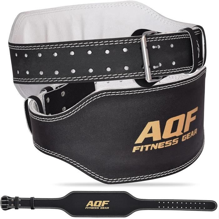 Ceinture De Musculation Lestée - Néoprène Avec Chaîne Acier Et Mousquetons - Pour Tractions, Dips, Squats - Support Jusqu'à 300kg