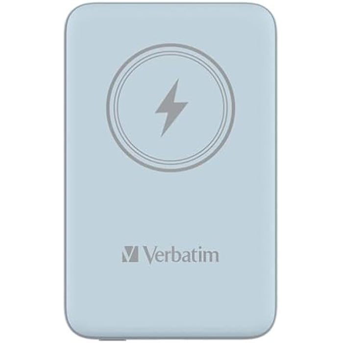 Power Bank - VERBATIM - Charge n Go - 10000 mAh - Sans fil - Bleu