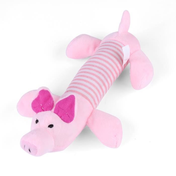 Comparer les prix de Jouet à mâcher - VGEBY - Cochon rose - Squeaky - Tissu - Pour chien et chat