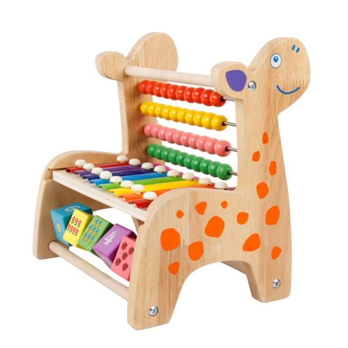 Boulier en bois classique outil de comptage Abacus jeu de réflexion pour garçons enfants cadeaux