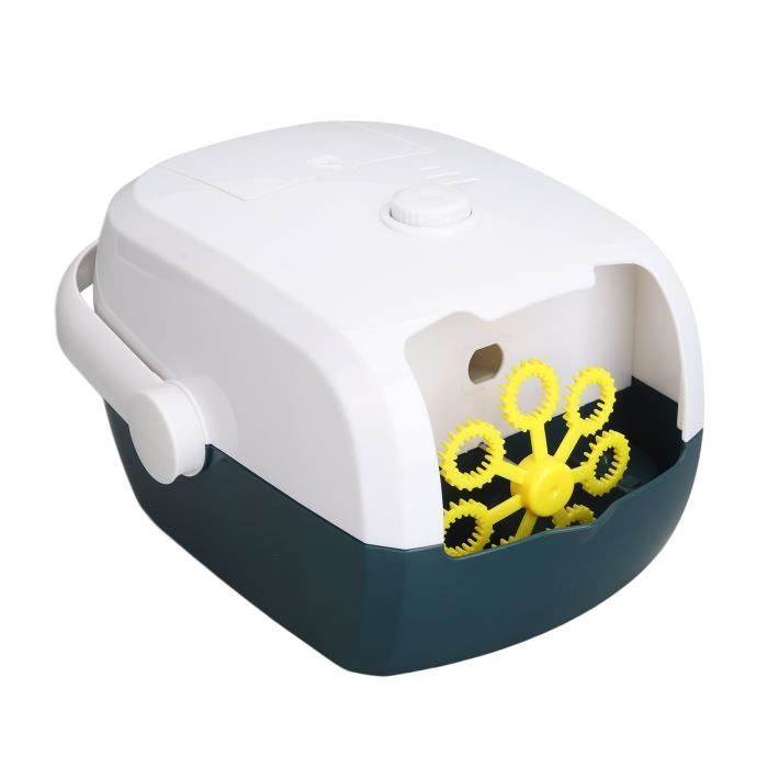 Jouets de Bain Grenouilles Machine à Bulles, Bulles de Savon Machine à Bulles de Savon Bec Automatique Crabe Jouet de Bain Cadeau avec 12 Chansons pour Garçons, Filles (Vert