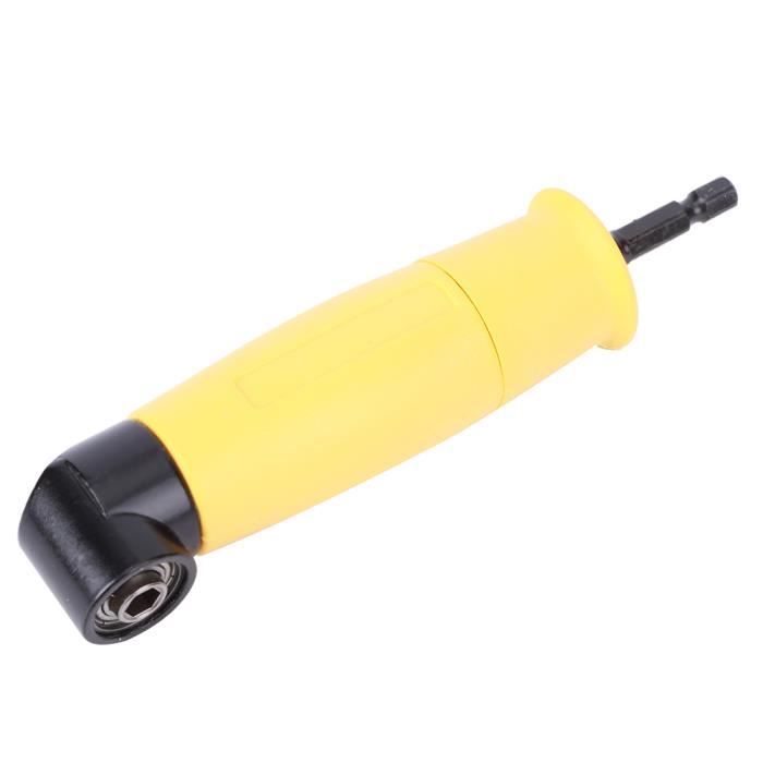 Adaptateur De Perceuse à Angle Droit 105° - Tournevis Porteur Magnétique, Acier Inoxydable - Pour Zones Difficiles D'accès