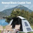 TD® Tente de camping tente monocouche entièrement imperméable en vinyle ouverture rapide tente de camping en plein air tente de terr-1