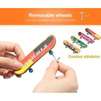 Rampes de Skatepark - Skate Park Kit Rampe de Touche avec Mini Finger Skateboard - Couleur