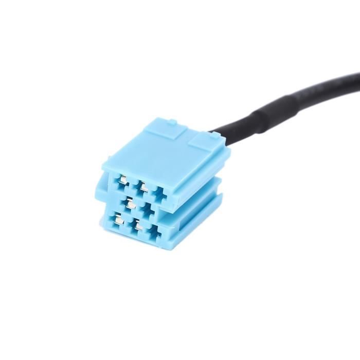 Dioche adaptateur de musique audio de voiture Adaptateur Microphone
