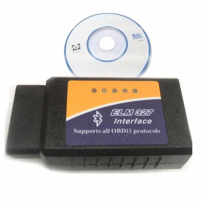 Scanner OBD2 Bluetooth ELM327 - Diagnostic Auto IOS/Android - Lecture Codes Défaut, Données Temps Réel
