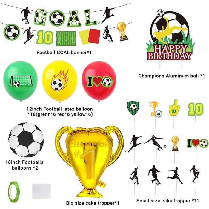 10 Decoration Anniversaire Foot, 10. Kit de Décoration de Football