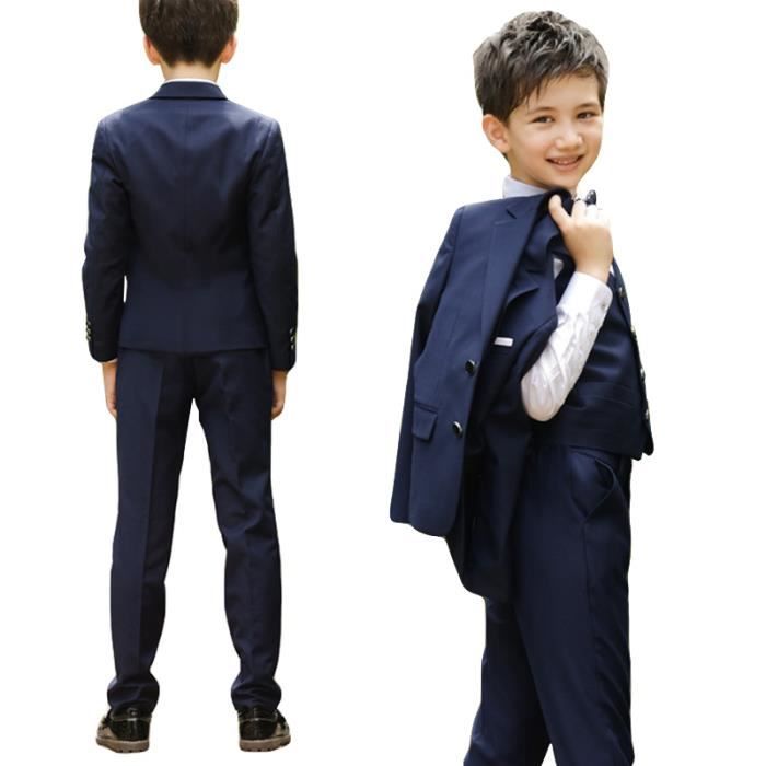 Costume 2 Pièces Pour Garçon - Ensemble Formel Blazer + Pantalon - Pour Mariage, Bal, Fête - Taille Enfant à Ado