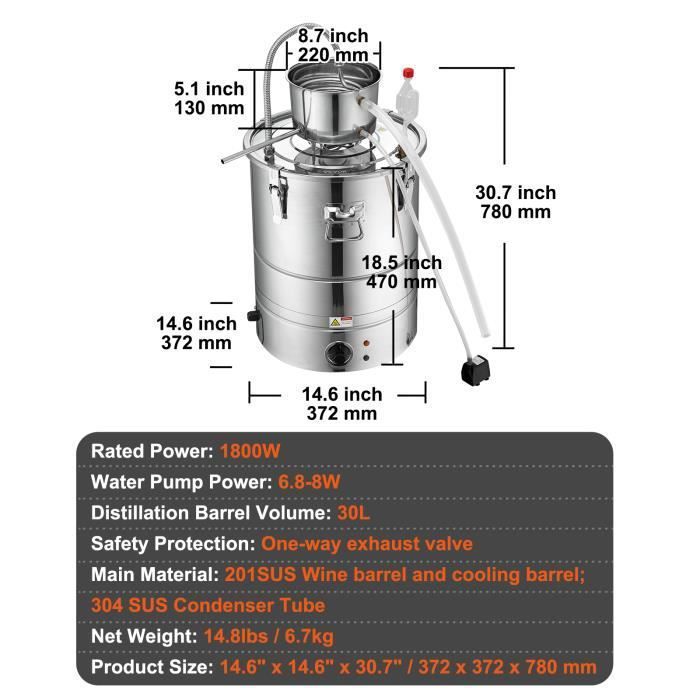 AlcoFermBrew Paletta in Acciaio Inox 61cm per mescolare Il Mosto e cagliata - Resistentissima - AISI304
