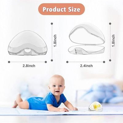 4 Boîtes De Rangement Pour Tétines | Étui Anti-poussière Portable | Transparent Et Pratique | Pour Sucettes Et Petits Accessoires Bébé