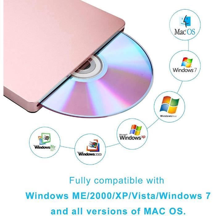 Graveur DVD externe MCL USB 2.0 - infinytech-reunion