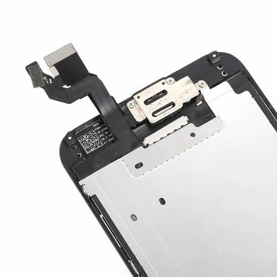 Écran LCD + Vitre Tactile Complet Pour IPhone 6 - Noir, Avec Nappes Et Bouton Home, Neuf