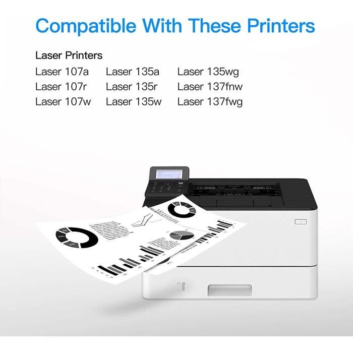 Imprimante laser - HP 107W - Wifi - Monochrome - Cdiscount Informatique