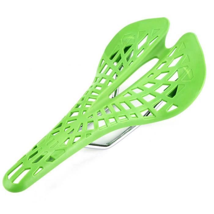 jaune Selle de v lo en plastique tr s l g re accessoire de cyclisme Durable avec coussin en PVC 6 couleurs