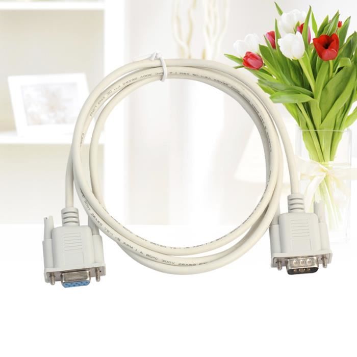 Câble série DB9 mâle vers DB9 mâle, 5m, p.ex. pour RS232 | C1-09-05 Câble série DB9 mâle vers DB9 mâle, 5m, p.ex. pour RS232 | C1-09-05