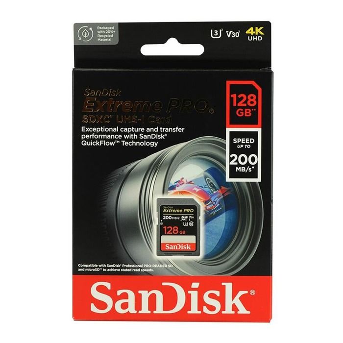 SanDisk 128GB Extree PRO scheda SDXC RescuePro Deluxe fino a 200 B