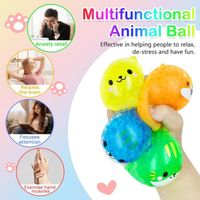 JOYIN Jouets Mini Balle Anti-Stress, 9 Paquets de Jouets aléatoires pour Adultes, Boule Anti-Stress Balle Sensorielle Boules à Presser, soulager l'anxiété au Travail, Cadeaux de fête