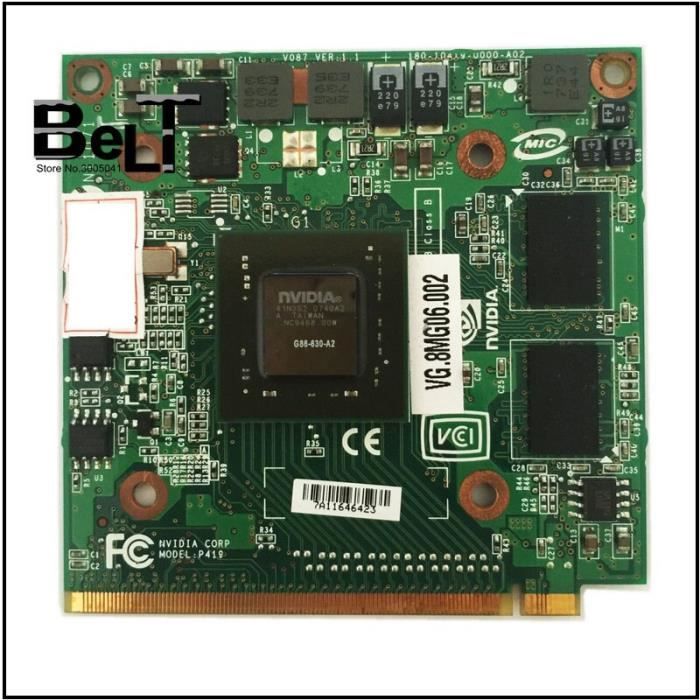 Carte Graphique Geforce 8400m GS 8400mgs DDR2 128 Mo pour Acer Aspire 5920g 5520g 5520g 7520g 7520g 7 Cdiscount Informatique