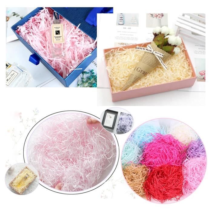 Herbe De Pâques En Rafia Vert - 100g - Remplissage Pour Paniers Cadeaux Et Décoration Festive