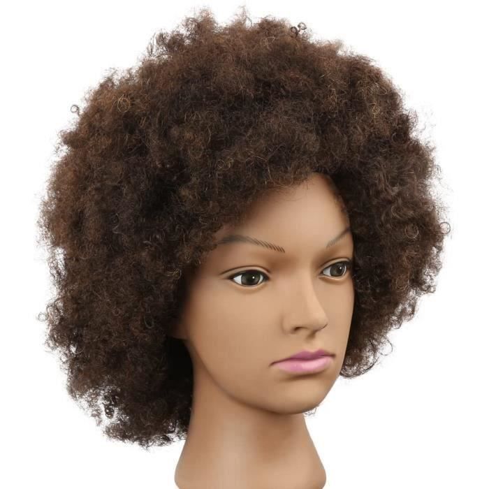 marque generique - tête à coiffer afro professionnelle 100% naturel -  Coiffure - Rue du Commerce