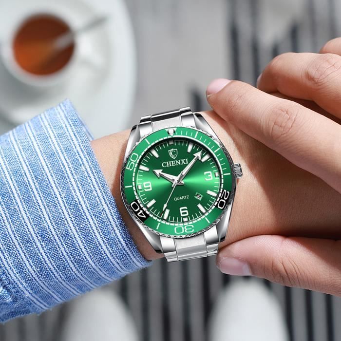 Montre bracelet argent clearance homme