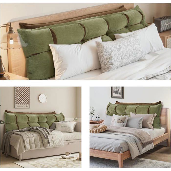 Coussin Avec Dossier Pour Banc De Jardin, Environ 100 X 98 X 12 Cm