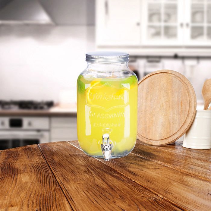 Carafe D'Eau Froide Avec Robinet, Distributeur De Boissons D'Eau De 3 L