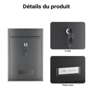 Alubox 88461 Boîte Aux Lettres – Simple, Sûre Et Fiable