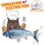 Realiste En Peluche Simulation Electrique Poisson Drole Interactif Animaux Chat Chew Bite Fournitures Pour Chat Cataire Jouets Achat Vente Jouet Realiste En Peluche Simulat Cdiscount
